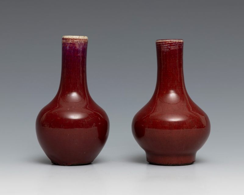 Two small flambé-glazed bottle vases - 图6