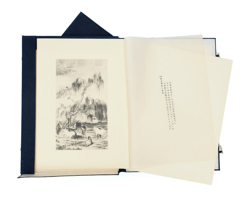 A five-volume Palace Museum Lang Shining collotype album - 图4
