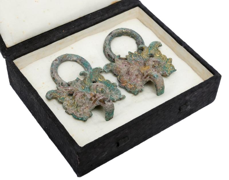 A group of bronze handles, Pushou - 图3
