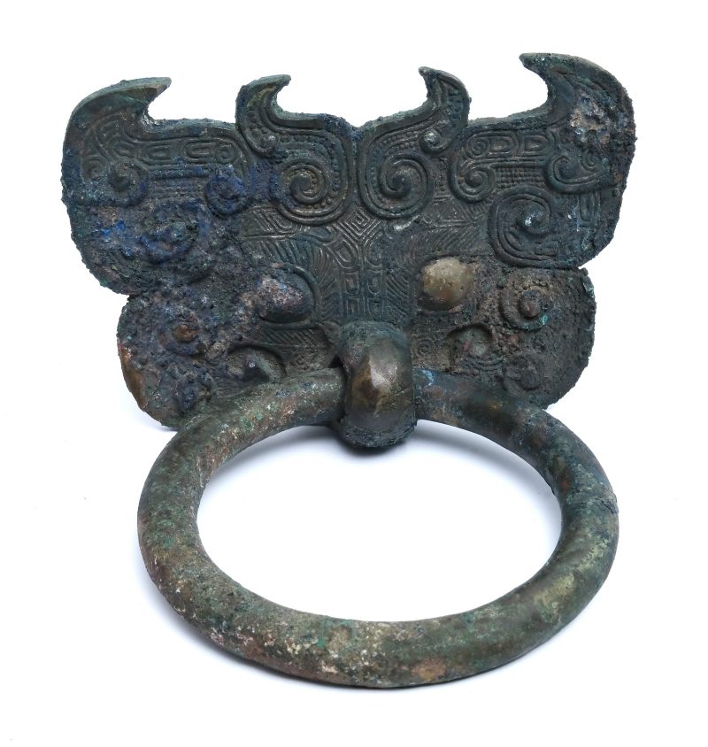 A group of bronze handles, Pushou - 图6