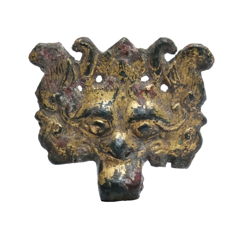 A group of bronze handles, Pushou - 图8