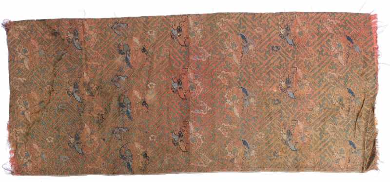 A collection of eight various silk textiles - 图13