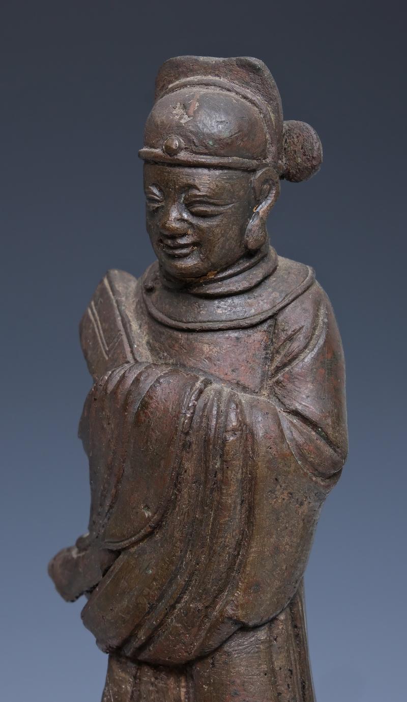 A bronze figure of a Daoist Deity - 图6