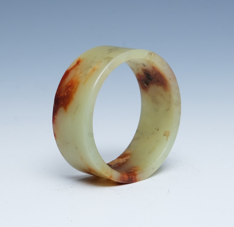 A jade circular ring-shaped rod casing - 图5