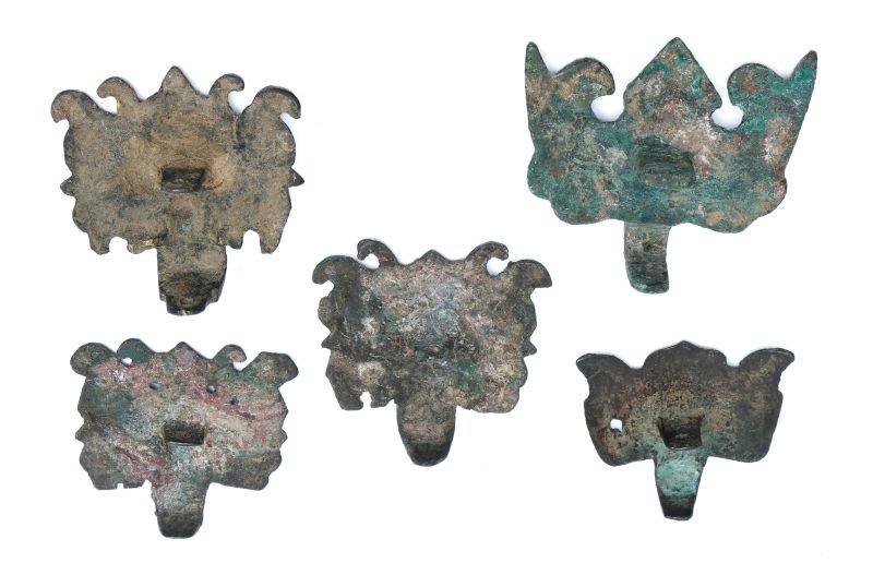 A group of bronze handles, Pushou - 图12