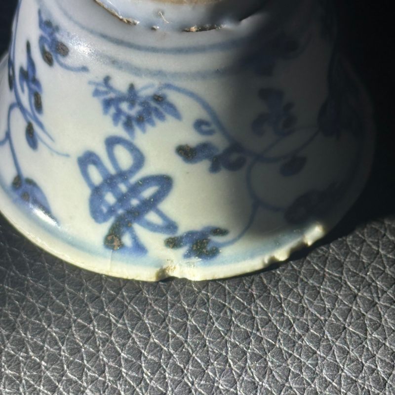 明中期 青花花卉纹杯 - 图15