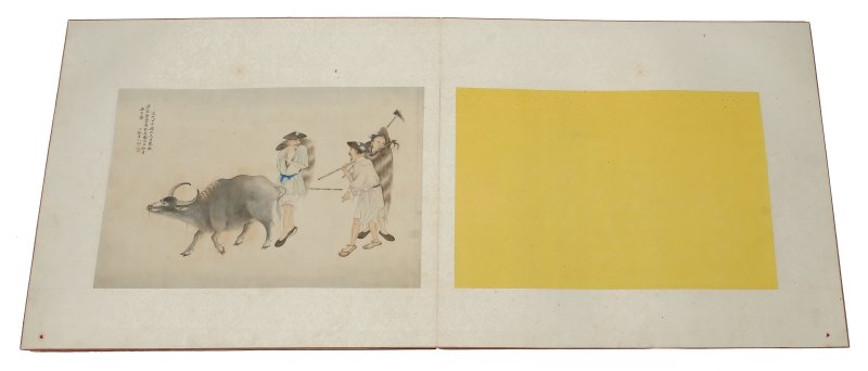An album with fourteen fine paintings on silk - 图8