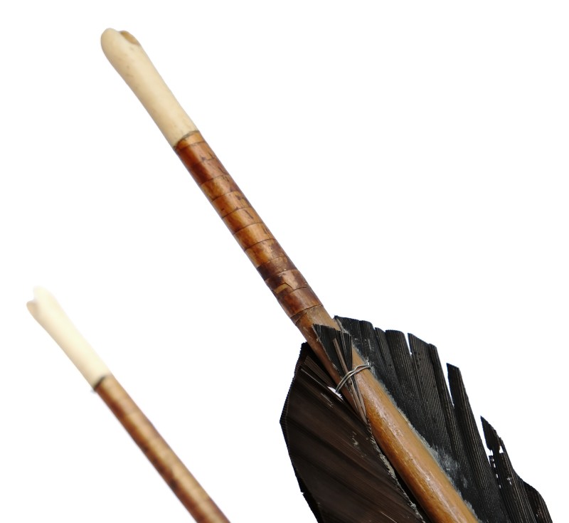骲箭 | A pair of Manchu feathered archery signal arrows, Bàojiàn (骲箭) - 图5