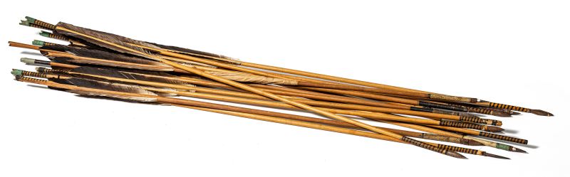 A group of Manchu feathered archery arrows - 图1