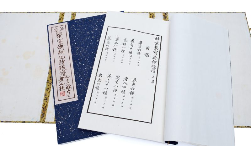 北京栄宝斎新記詩牋譜榮寶齋 | Beijing Rongbaozhai xin ji shijian pu - 北京栄宝斎新記詩牋譜榮寶齋 - 图8