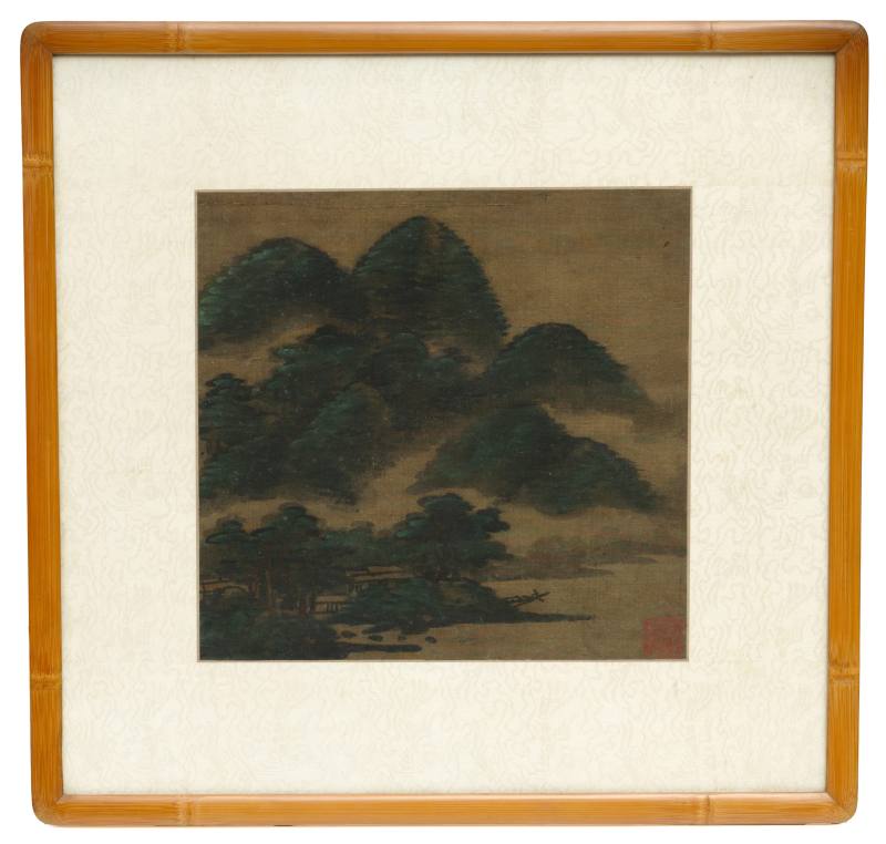 A mountainous landscape in the style of Mifu - 图2