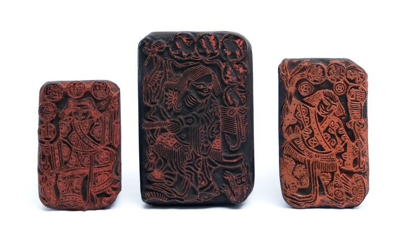 Six carved horn stamps - 图5