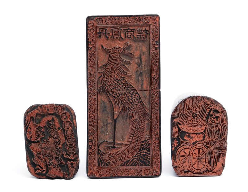 Six carved horn stamps - 图4