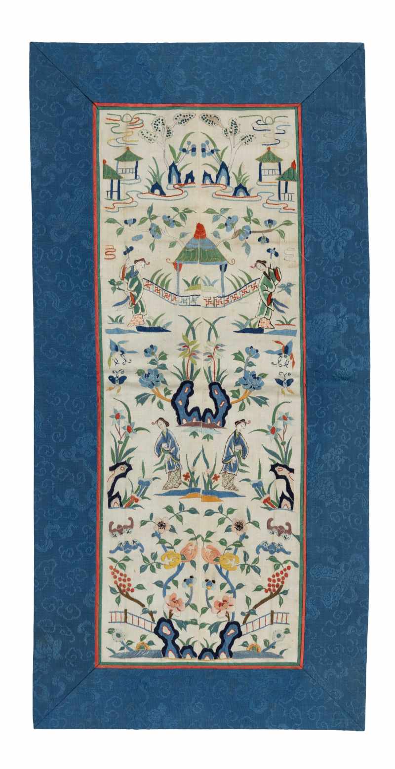 Seven silk embroidered panels - 图4