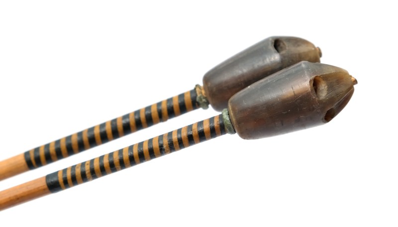骲箭 | A pair of Manchu feathered archery signal arrows, Bàojiàn (骲箭) - 图7