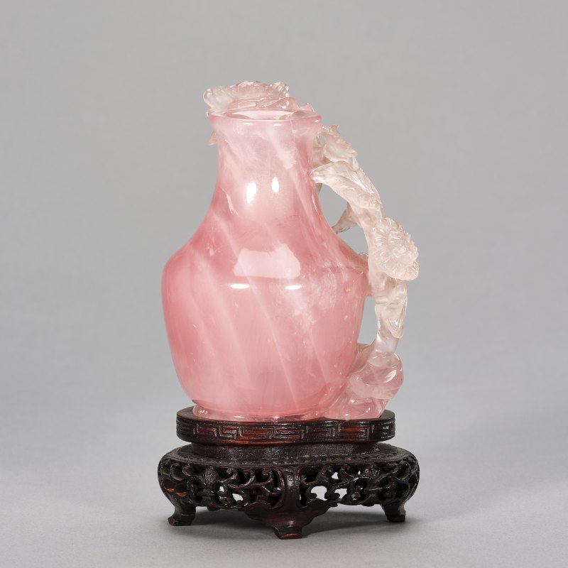 20世纪60-70年代 芙蓉石花卉瓶 - 图4