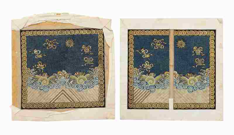 A collection of sixteen silk rank badges - 图8