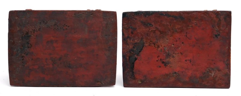 A pair of gilt-lacquered wooden figures of Jambhala - 图4