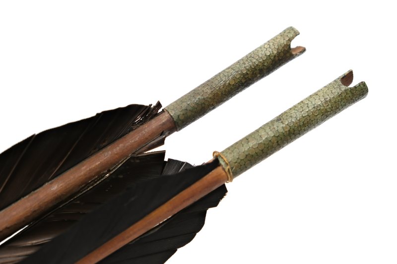 骲箭 | A pair of Manchu feathered archery signal arrows, Bàojiàn (骲箭) - 图4