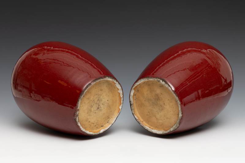 A pair of flambé-glazed jars and covers - 图3