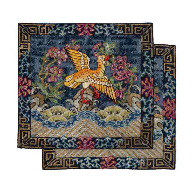 A collection of sixteen silk rank badges - 图10
