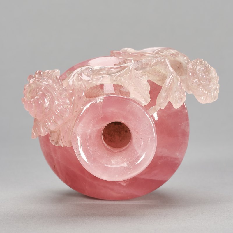 20世纪60-70年代 芙蓉石花卉瓶 - 图6