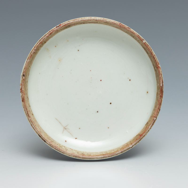 An underglaze blue and copper-red seal paste 'dragon' box and cover - 图5