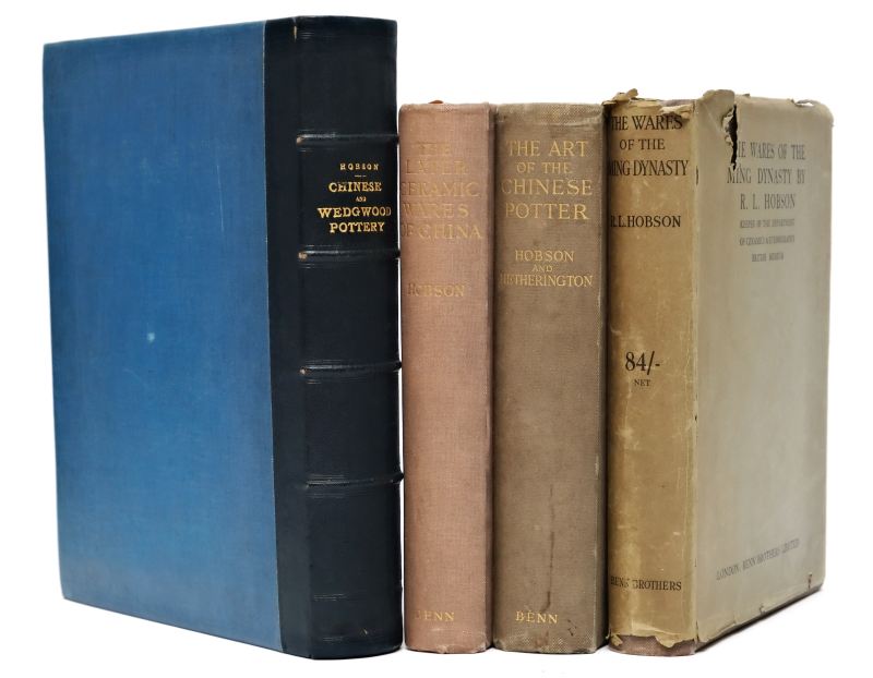 R.L. Hobson, four titles on Chinese ceramics