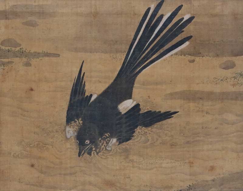 A magpie in Ming style
