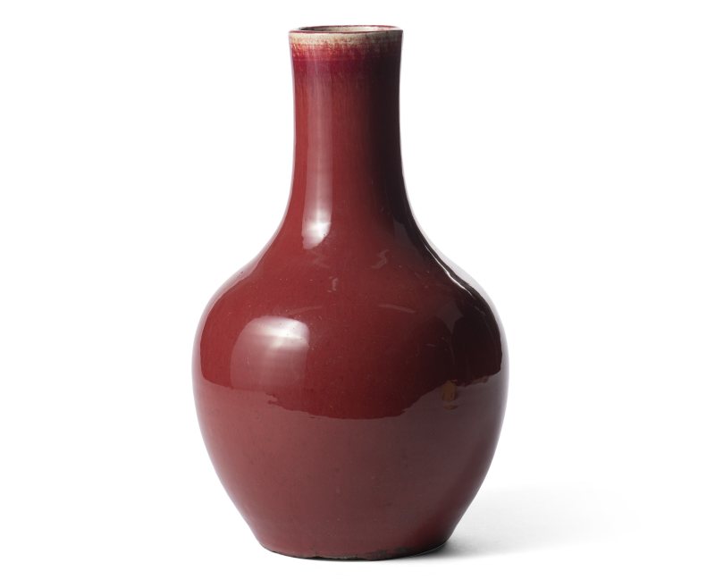 A large flambé-glazed bottle vase - 图1