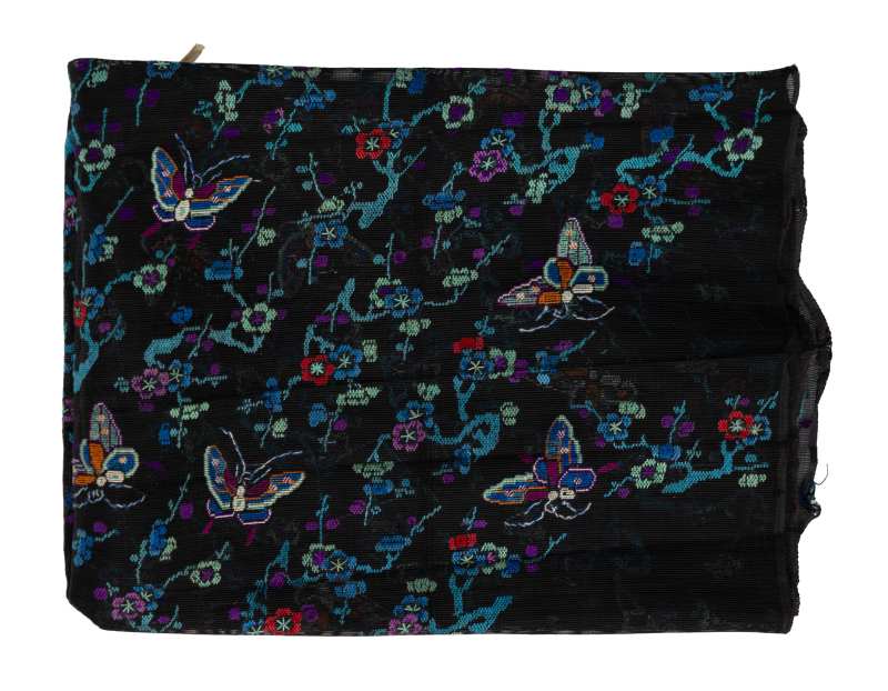 A collection of eight various silk textiles - 图6