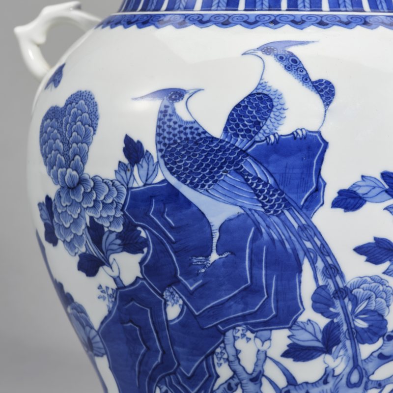 20世纪60-70年代 青花花鸟纹尊 - 图10