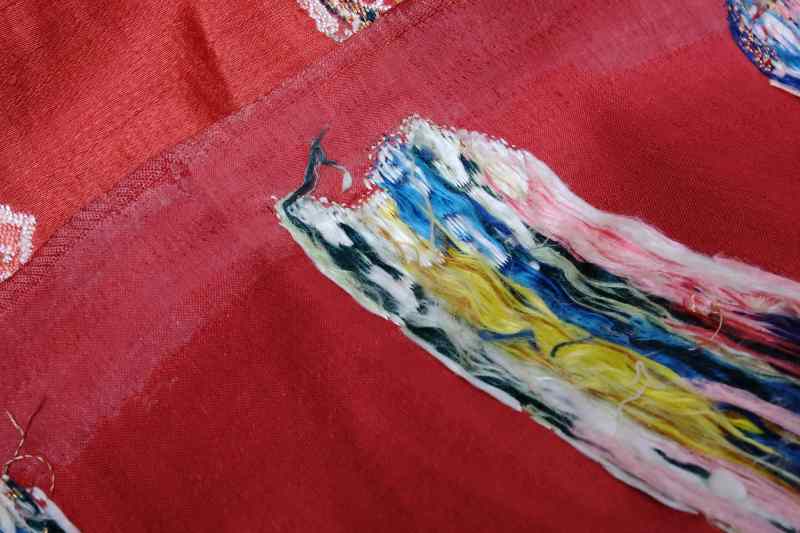 Two silk brocade panels - 图9