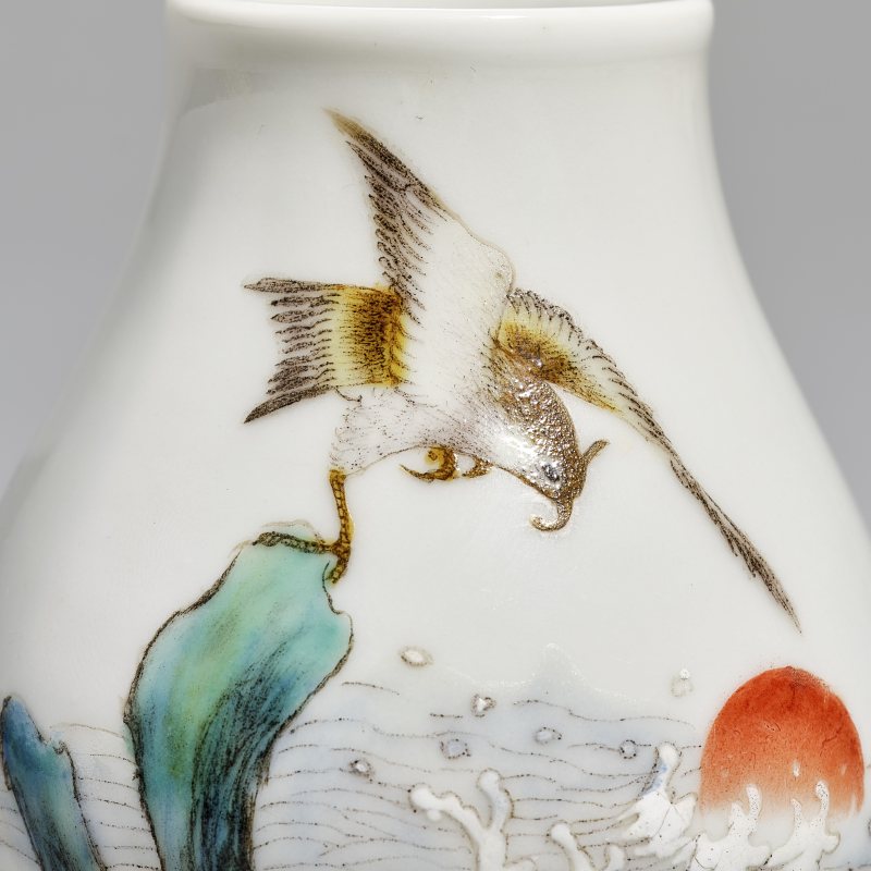 民国 粉彩大展宏图小尊 - 图8