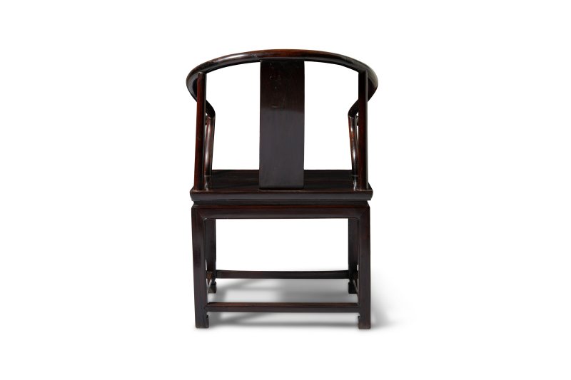 A hongmu horseshoe-back armchair, Quanyi - 图7
