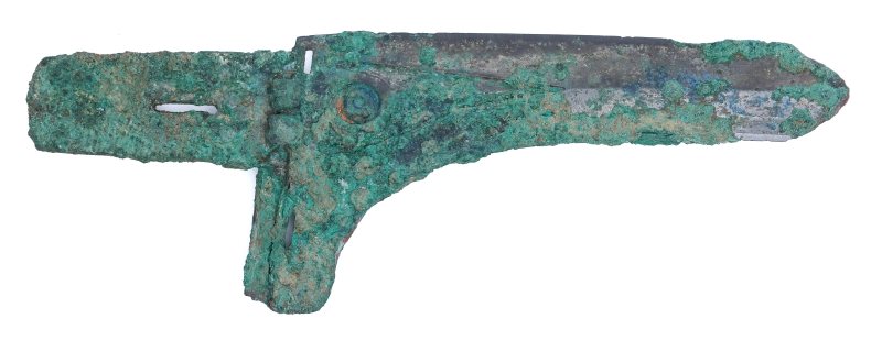 An archaic bronze dagger-axe, Ge
