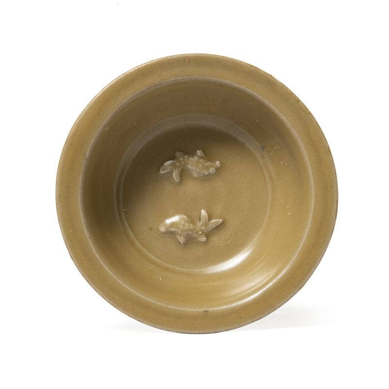 A Longquan celadon 'twin-fish' dish
