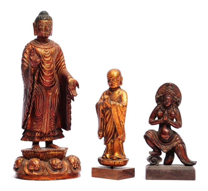 Six various Buddhist figures - 图2
