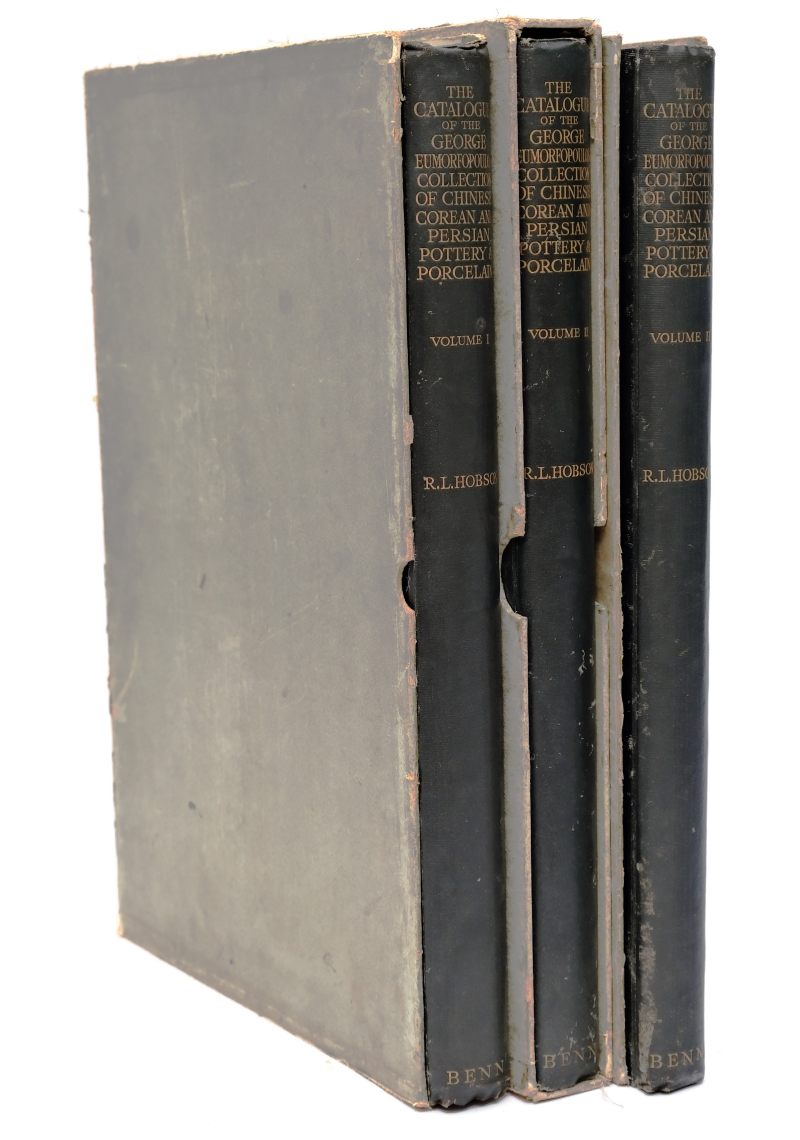 R.L. Hobson, The Catalogue of the George Eumorfopoulos Collection of Chinese, Corean, and Persian Pottery and Porcelain, Part I, II and III