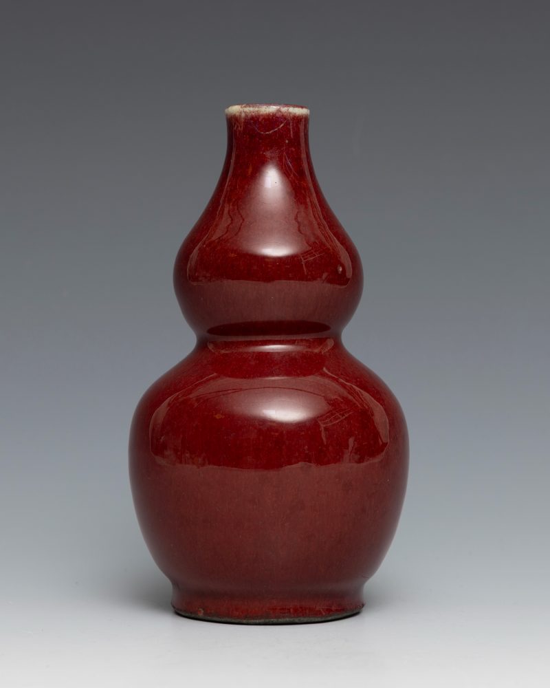 A flambé-glazed double-gourd vase - 图2
