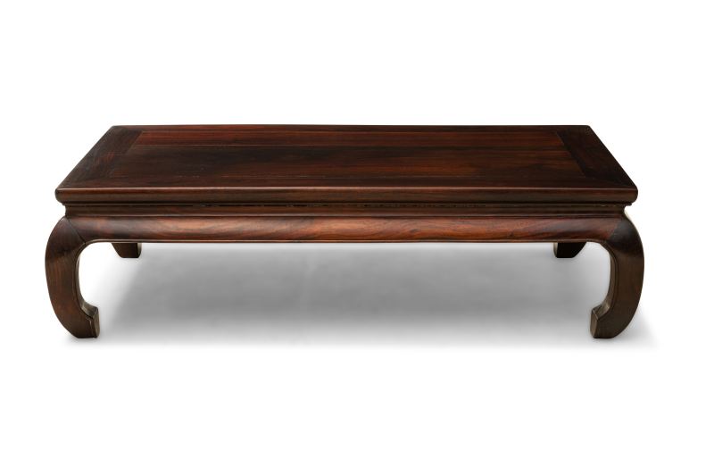 A hongmu waisted corner-leg kang table - 图2