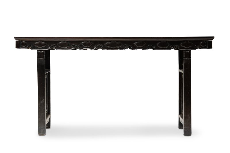 A carved hongmu altar table