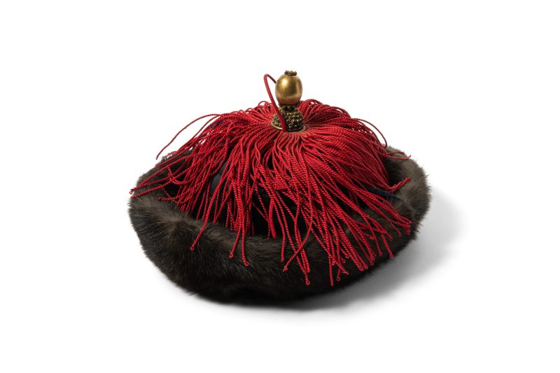 A Manchu official’s winter hat