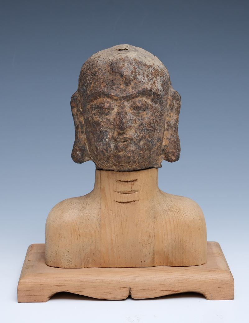 Three cast iron heads/faces - 图4