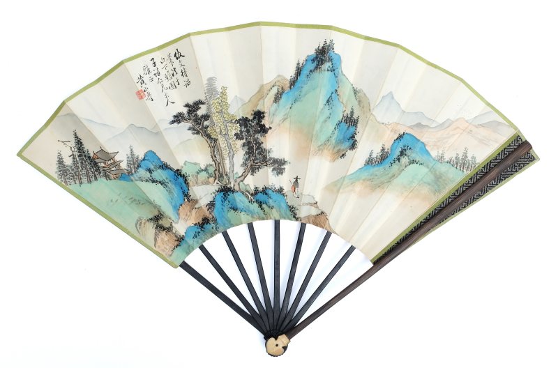 黃山壽 | A fan by 黃山壽 Huang Shanshou (1855-1919）