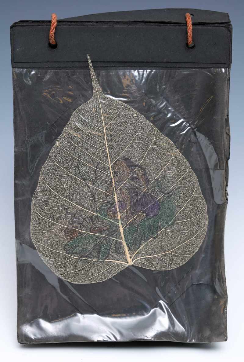 An album of eighteen bodhi leaf paintings - 图10
