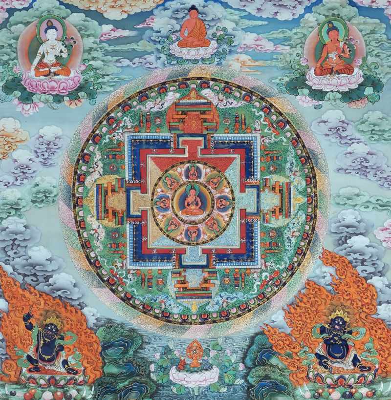 A Thangka Depicting a Mandala - 图2