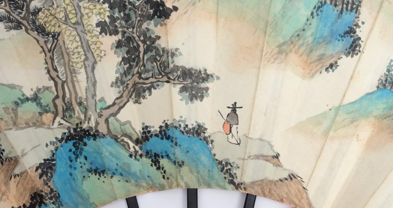 黃山壽 | A fan by 黃山壽 Huang Shanshou (1855-1919） - 图5
