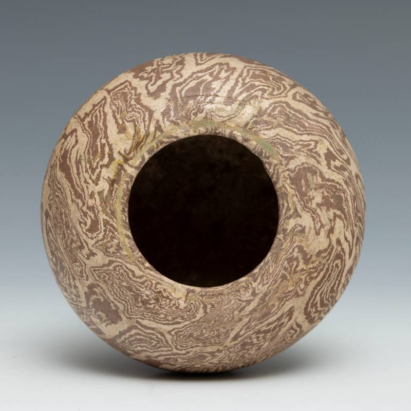 A marbled pottery water pot - 图4