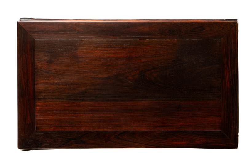 A hongmu waisted corner-leg kang table - 图3